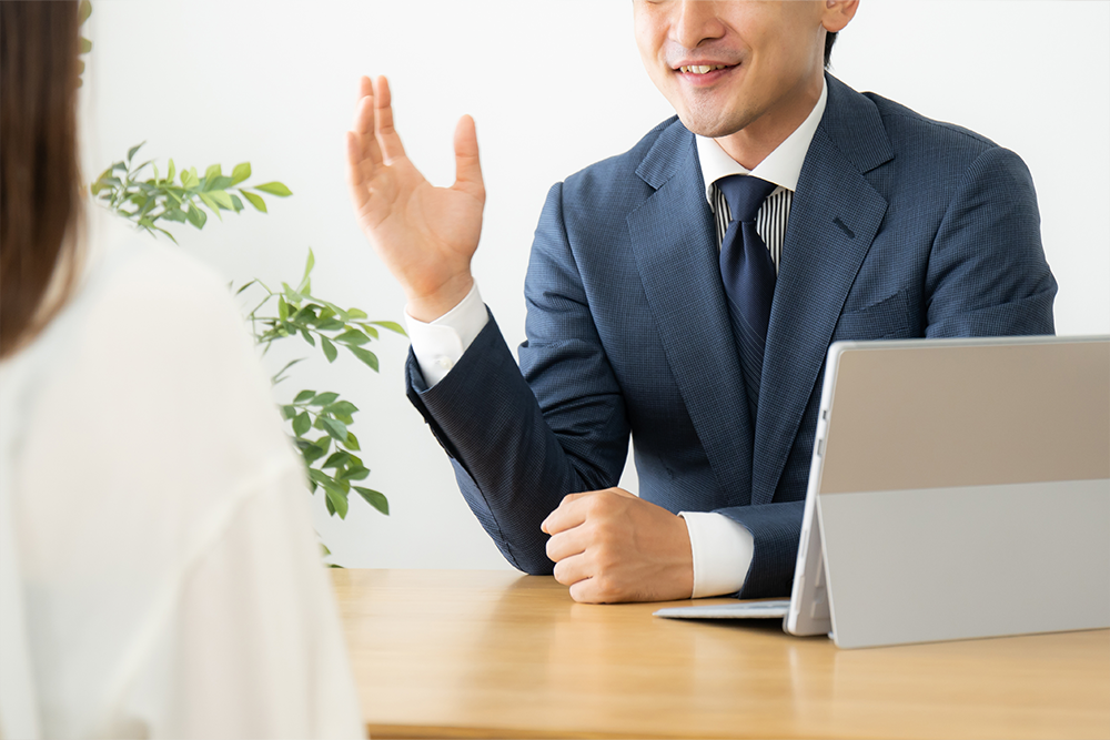 豊富な知識を持つ担当者がキャリアをサポート